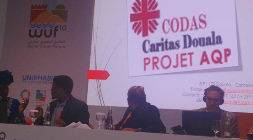 PROJET AQP: LE CODAS CARITAS DOUALA AU FORUM URBAIN MONDIAL