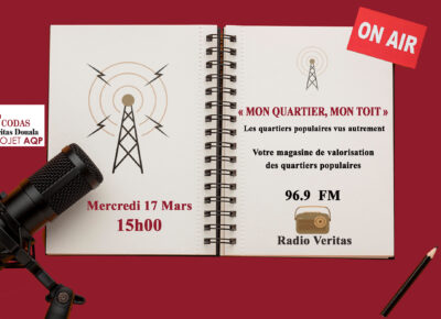 Ière édition de l&rsquo;émission « Mon quartier, mon toit »