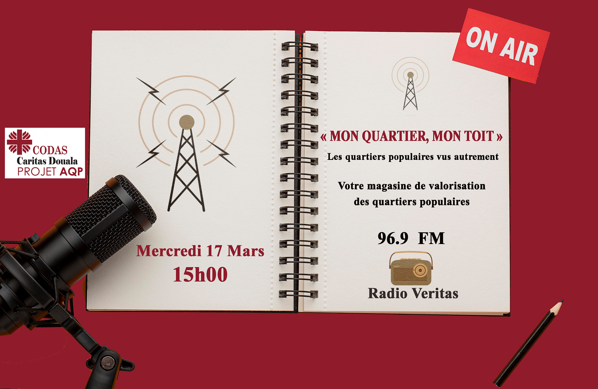 Ière édition de l&rsquo;émission « Mon quartier, mon toit »